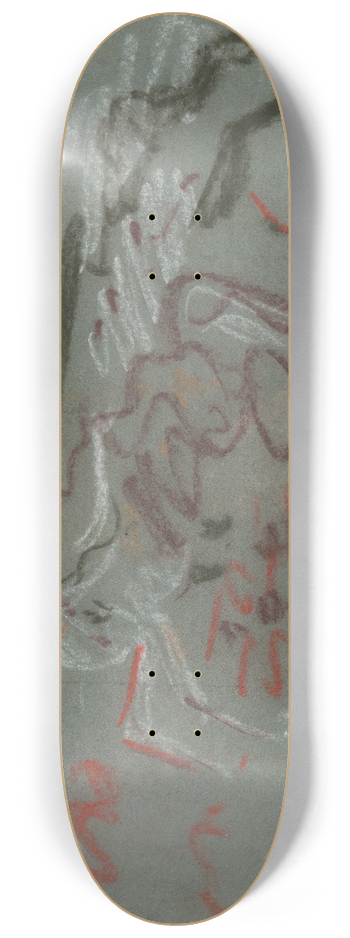 Arnold Peter Weisz-Kubnan - Galloping Horses 8.25 inch art skate deck