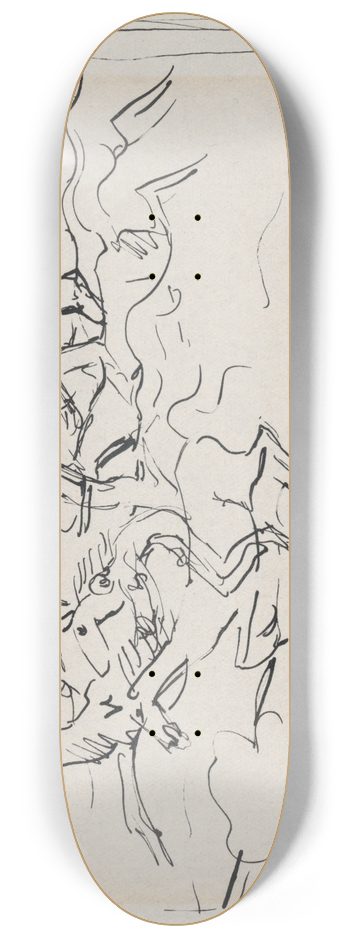 Arnold Peter Weisz-Kubnan - Riders 8.25 inch art skate deck