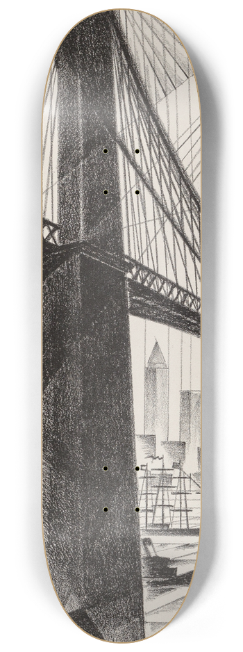 Arnold Ronnebeck - Brooklyn Bridge 8.25 inch art skate deck