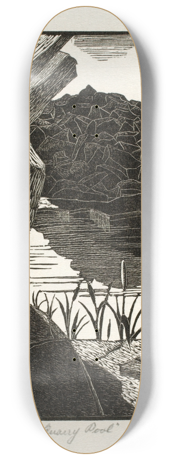 Arnold Wiltz - Quarry Pool 8.25 inch art skate deck
