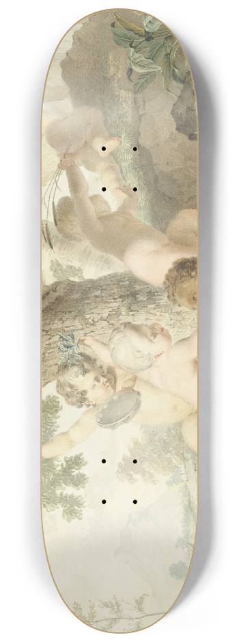 Arnout Rentinck - Spelende naakte jongetjes 8.25 inch art skate deck