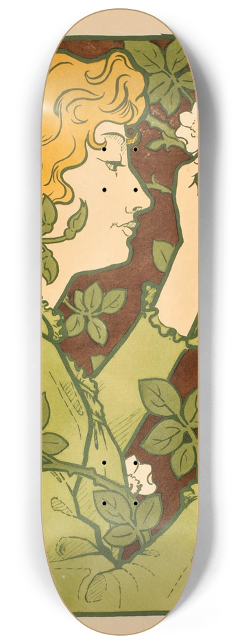 Arsne Herbinier - Salon des Cent 8.25 inch art skate deck