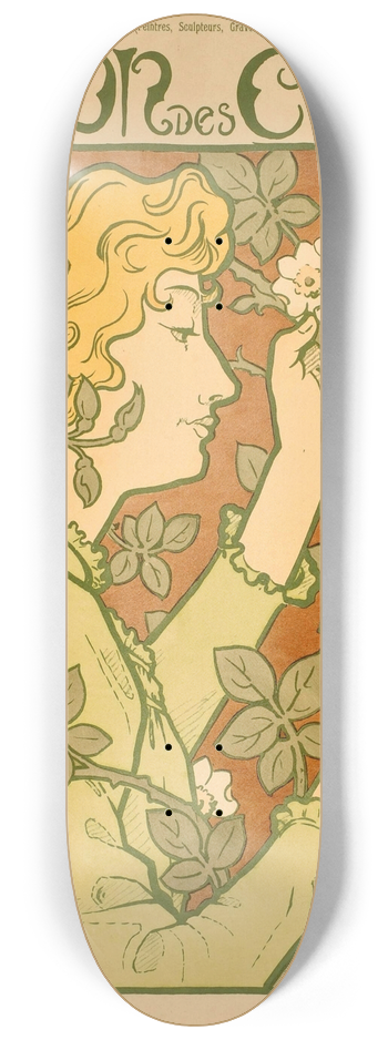 Arsne Herbinier - Salon des Cent 8.25 inch art skate deck