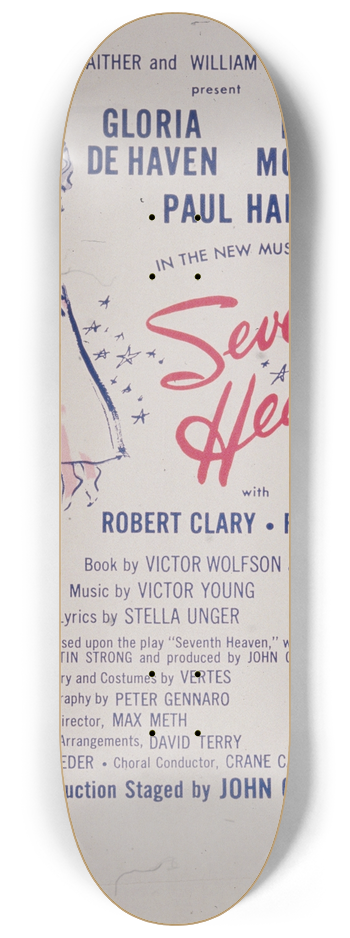 Artcraft Lithograph - Seventh Heaven 8.25 inch art skate deck