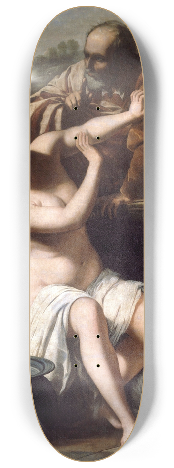 Artemisia Gentileschi - Susanna and the Elders 8.25 inch art skate deck