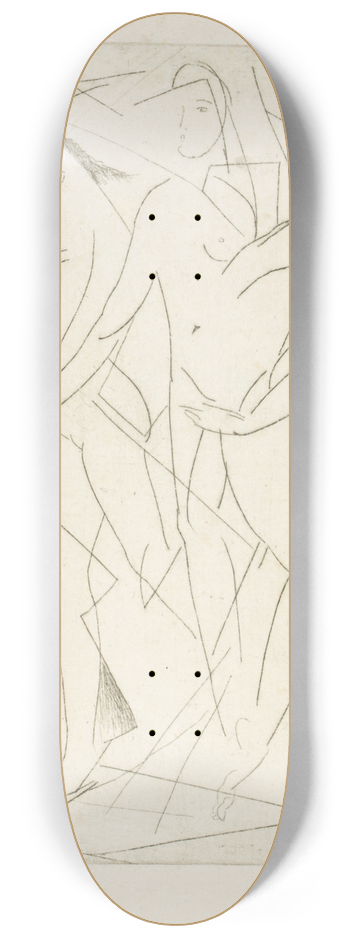 Arthur Bowen Davies - Andante 8.25 inch art skate deck