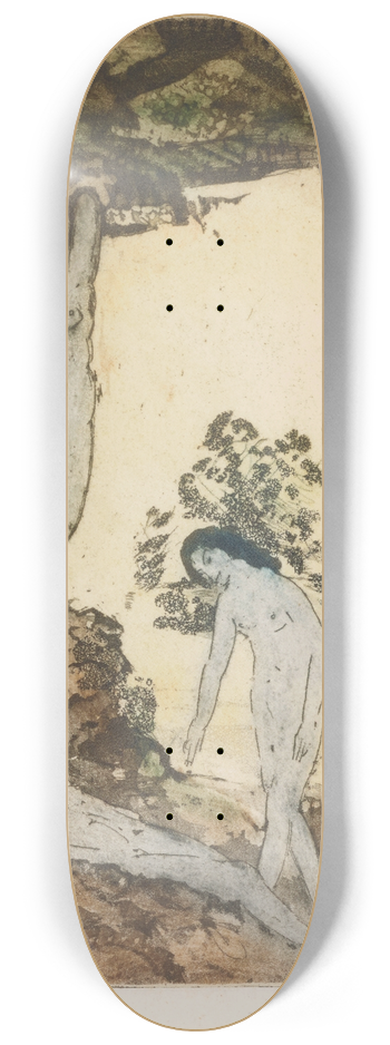 Arthur Bowen Davies - By the Sea 8.25 inch art skate deck