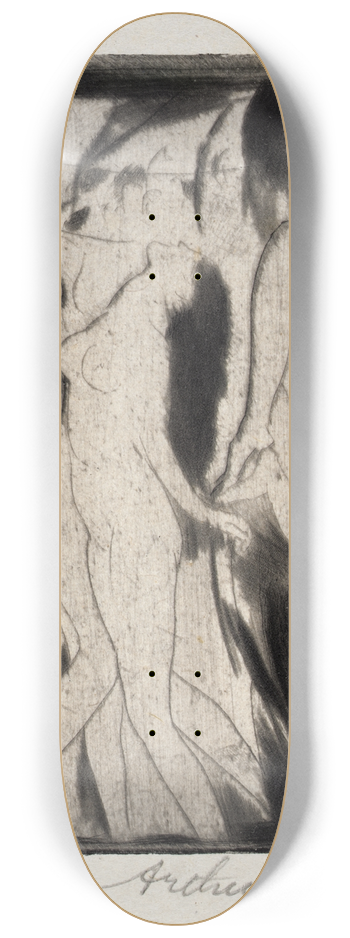 Arthur Bowen Davies - Ecstasy 8.25 inch art skate deck