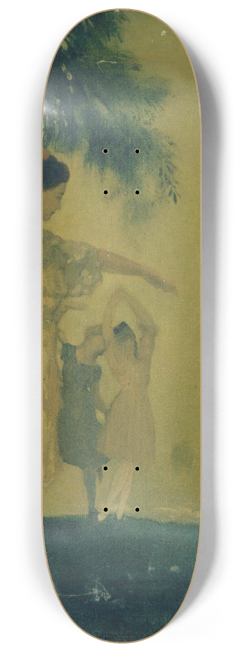 Arthur Bowen Davies - The Dancers 8.25 inch art skate deck