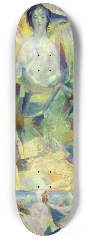 Arthur Bowen Davies - The Great Mother 8.25 inch art skate deck