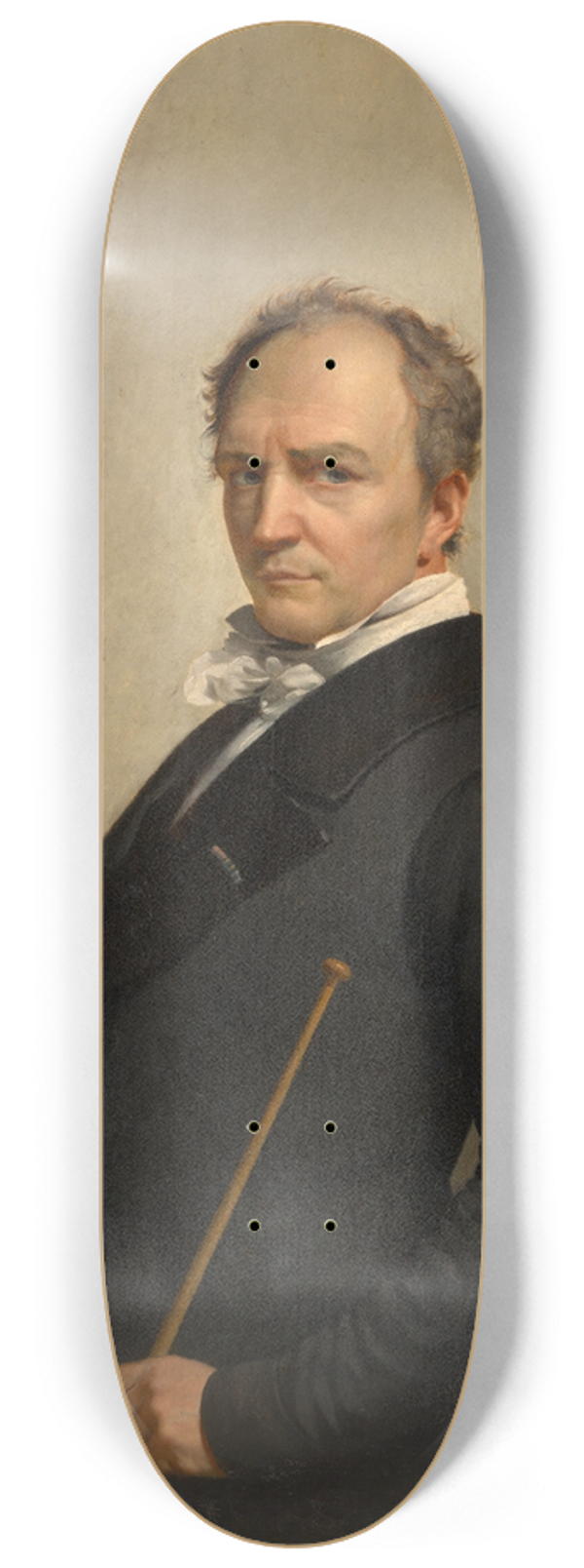 Franois-Joseph Navez - Self Portrait 8.25 inch art skate deck