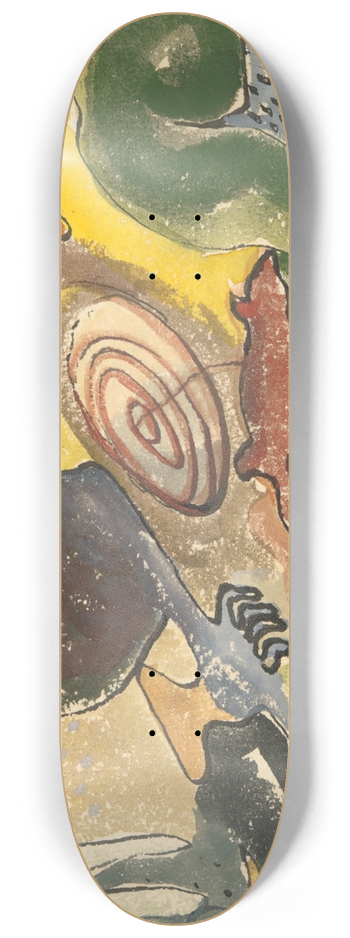 Arthur Dove - Beach 8.25 inch art skate deck