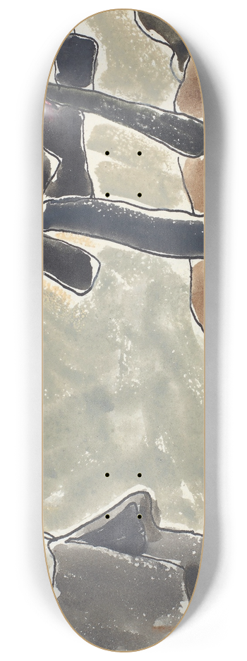 Arthur Dove - Landscape with Weather Vane 8.25 inch art skate deck