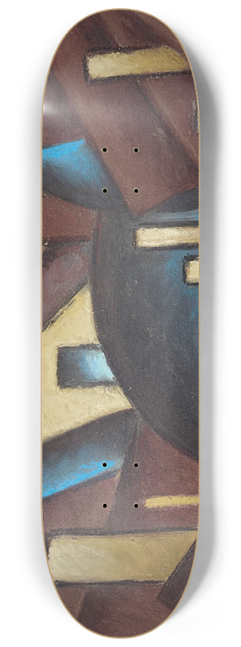Arthur Dove - Nature Symbolized No. 1 (Roofs) 8.25 inch art skate deck