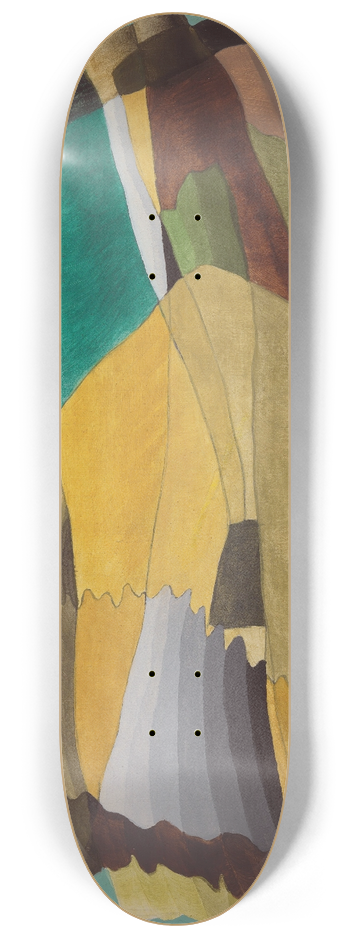 Arthur Dove - Shore Road 8.25 inch art skate deck
