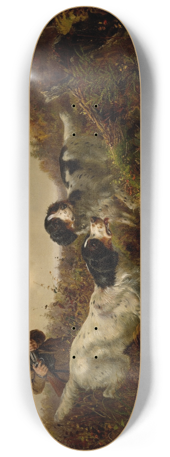 Arthur Fitzwilliam Tait - Flushing Grouse, Long Lake, Hamilton County, New York 8.25 inch art skate deck