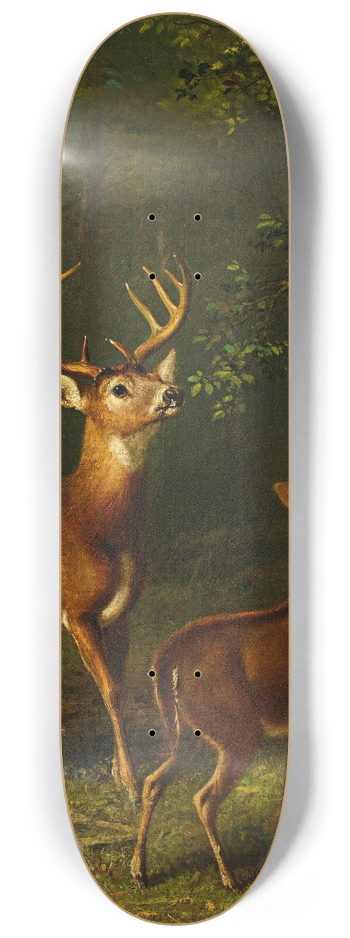 Arthur Fitzwilliam Tait - The Forest, Adirondacks 8.25 inch art skate deck