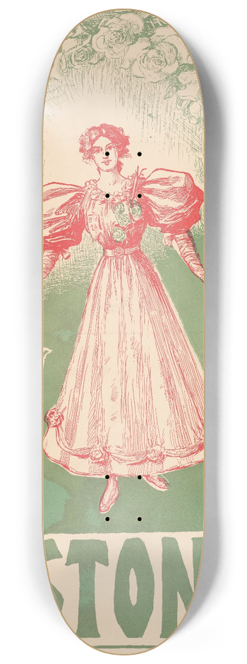 Arthur Garfield Learned - The Bostonian. June. 10 8.25 inch art skate deck