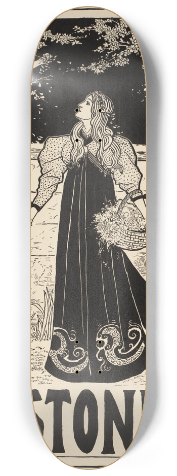 Arthur Garfield Learned - The bostonian, May 8.25 inch art skate deck