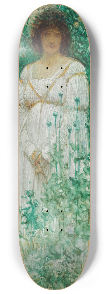 Arthur Hacker - The Poppy Field 8.25 inch art skate deck
