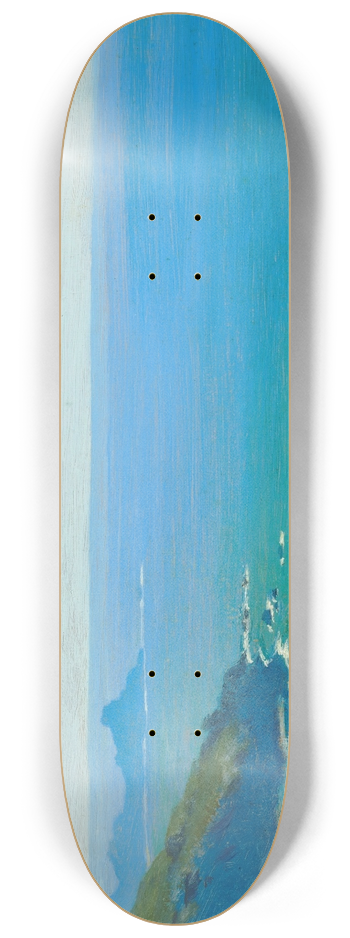 Arthur Hughes - Gurnards Head, from St Ives side 8.25 inch art skate deck