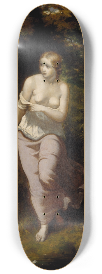 Arthur Hughes - Musidora Bathing 8.25 inch art skate deck