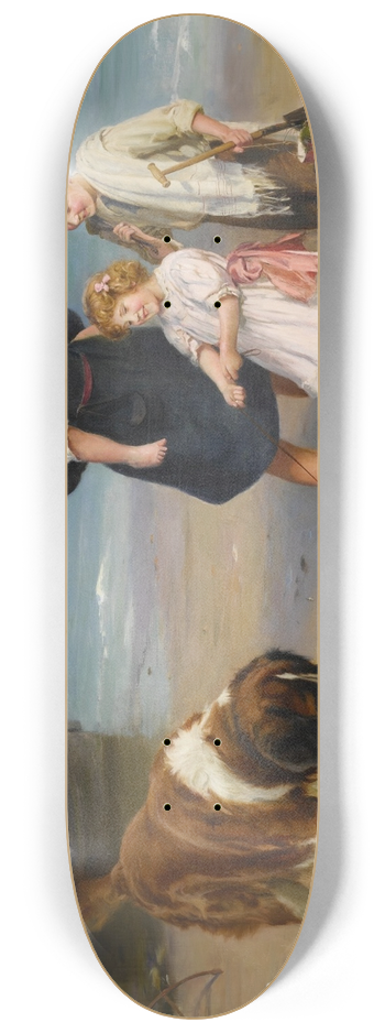 Arthur John Elsley - AN UNLIKELY PAIR 8.25 inch art skate deck