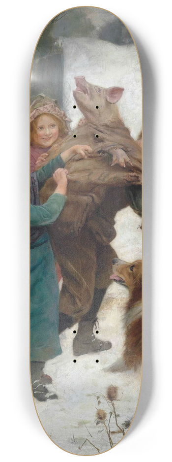 Arthur John Elsley - Hold Tight 8.25 inch art skate deck