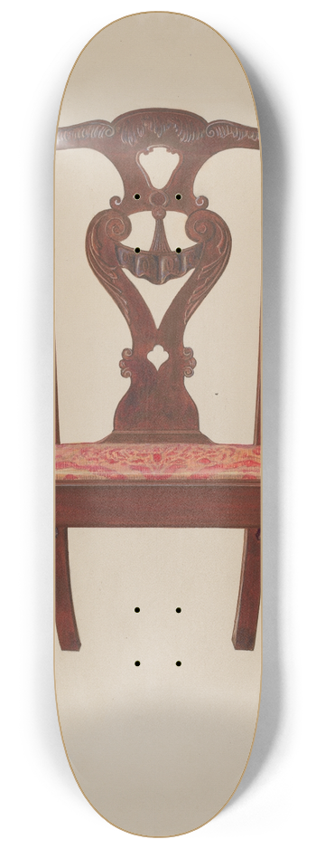 Arthur Johnson - Chippendale Mahogany Side Chair 8.25 inch art skate deck