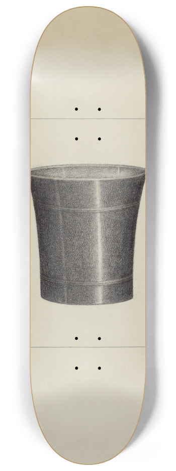 Arthur Johnson - Pewter Beaker 8.25 inch art skate deck