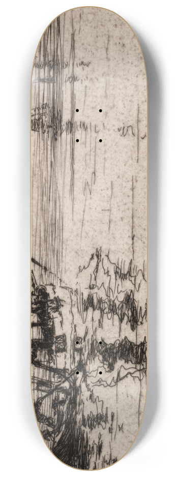 Arthur John Trevor Briscoe - The Calm 8.25 inch art skate deck