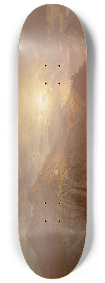 Arthur Parton - Lake Scene 8.25 inch art skate deck