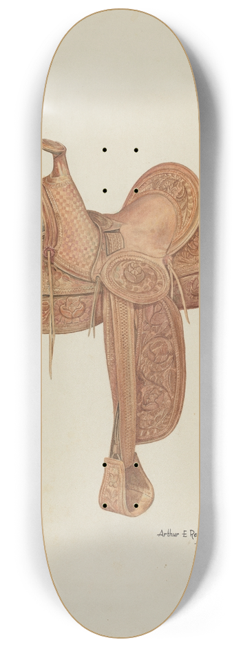 Arthur P. Reynolds - Spanish Southwest Saddle 8.25 inch art skate deck