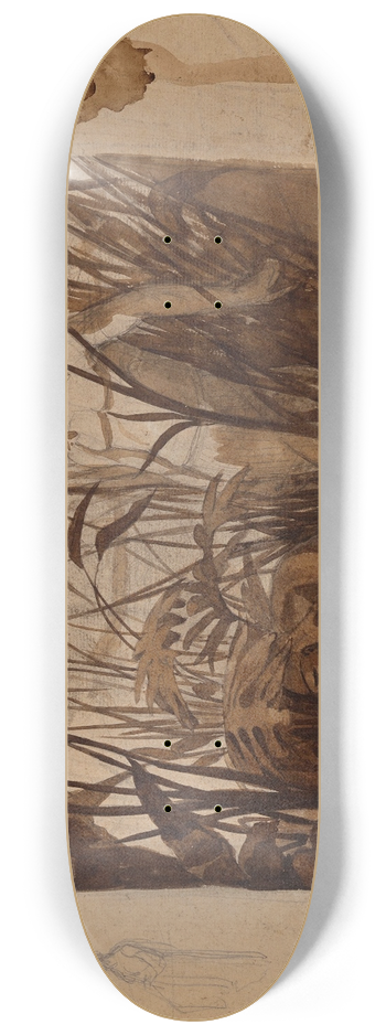 Franois-Lon Benouville - Mose sauv des eaux 8.25 inch art skate deck