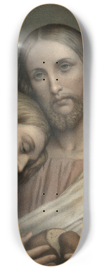 Ary Scheffer - Christ and St. John 8.25 inch art skate deck