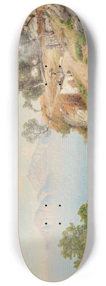 Ascan Lutteroth - View of Capri 8.25 inch art skate deck