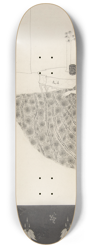 Aubrey Vincent Beardsley - Madame Rjane 8.25 inch art skate deck