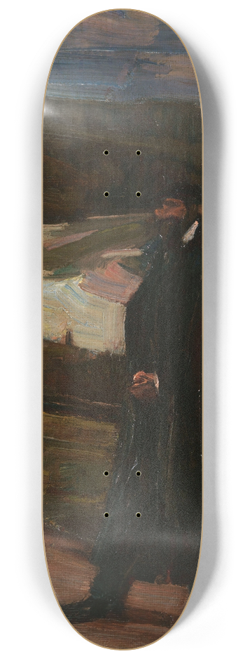 Albert Weisgerber - Mann im Isartal 8.25 inch art skate deck