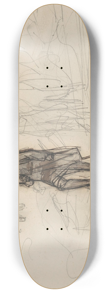 August Alleb - In het Maas-Waalse 8.25 inch art skate deck