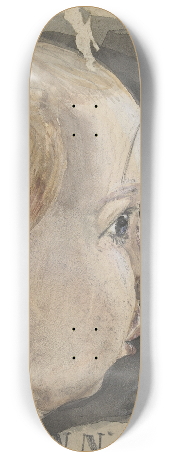 August Alleb - Portret van Anna Alleb 8.25 inch art skate deck