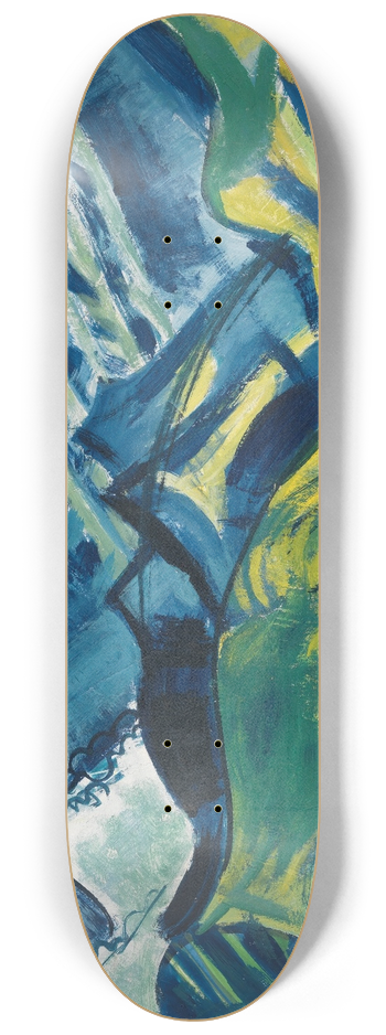 August Babberger - Balmalp 8.25 inch art skate deck