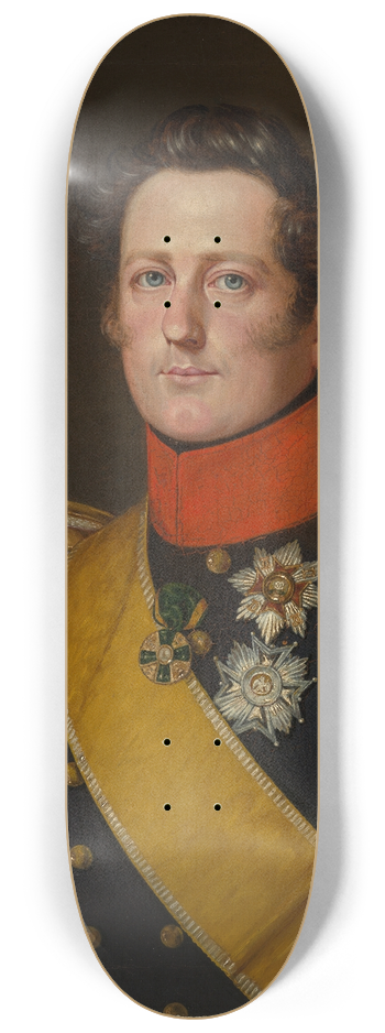August Bootz - Bildnis Grossherzog Leopold von Baden 8.25 inch art skate deck