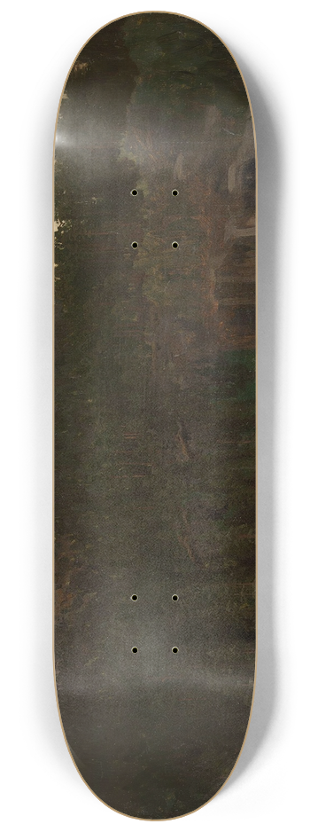 August Cappelen - Landscape Study with a Lake 8.25 inch art skate deck