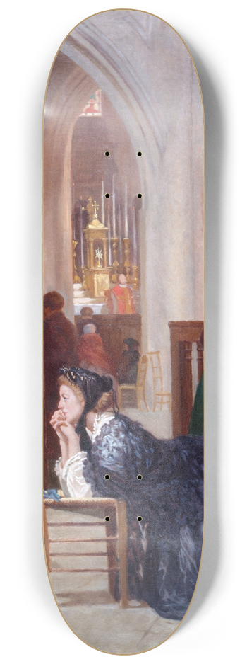 Auguste Dutuit - La prire 8.25 inch art skate deck