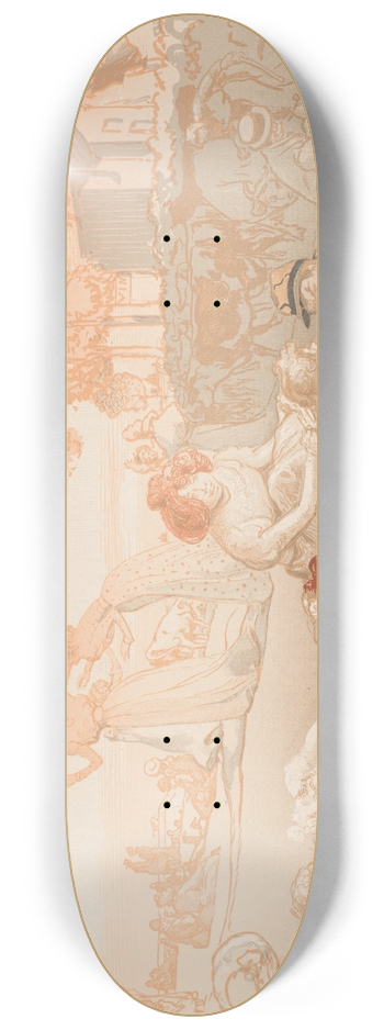 Auguste Louis Lepre - Bucolique Moderne 5 8.25 inch art skate deck