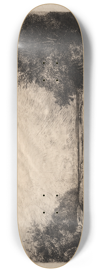 Auguste Louis Lepre - La Route de la Houssoye 8.25 inch art skate deck