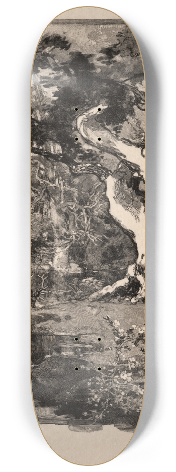 Auguste Louis Lepre - Le Clovis, Plateau de Bellecroix 8.25 inch art skate deck