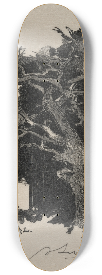 Auguste Louis Lepre - Le Rageur 8.25 inch art skate deck