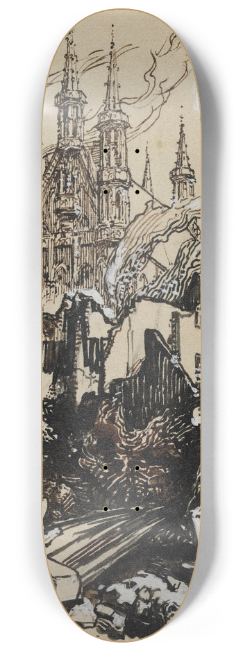 Auguste Louis Lepre - Louvain 8.25 inch art skate deck