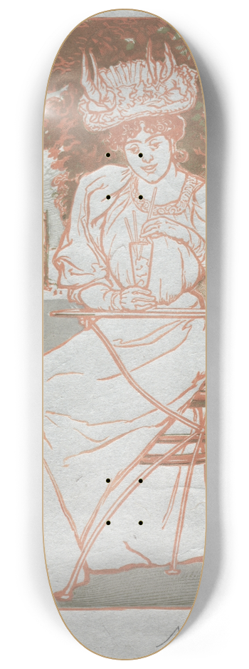 Auguste Louis Lepre - Paris Almanac, 1897; Summer 8.25 inch art skate deck